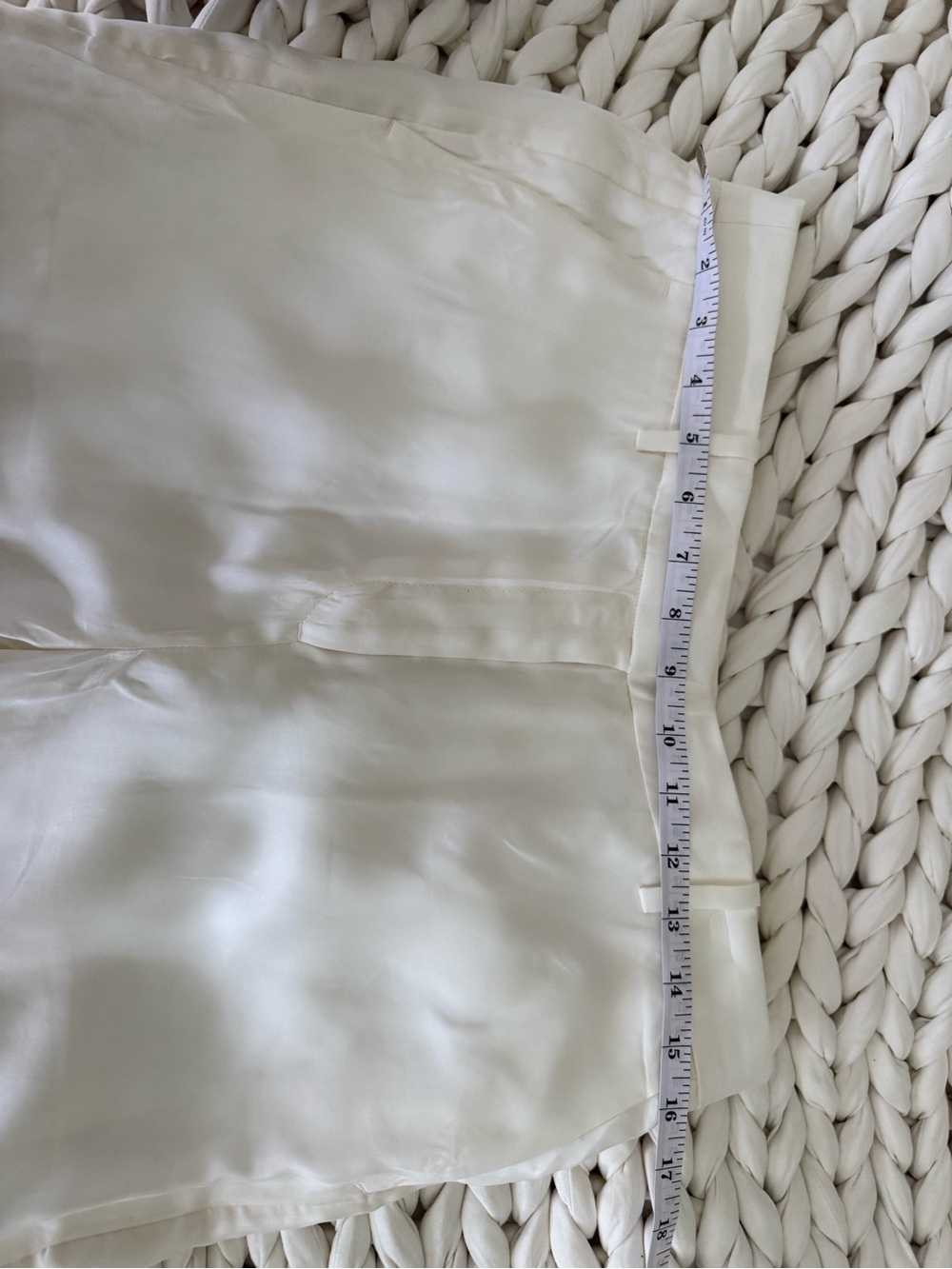 J.Crew Buttery Drapey cupro Ivory Cream Wide Leg Trousers High Rise wide leg - Picture 14 of 15
